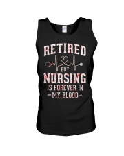 Retired But Nursing Forever In Blood Unisex Tank tile