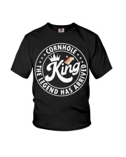Cornhole King the Legend Has arrived Youth T-Shirt tile