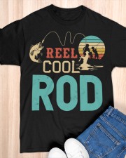 Retro Fishing Reel Cool Rod Classic T-Shirt apparel-classic-tshirt-lifestyle-front-154
