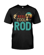 Retro Fishing Reel Cool Rod Premium Fit Mens Tee tile