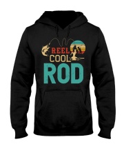 Retro Fishing Reel Cool Rod Hooded Sweatshirt tile