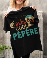 Retro Fishing Reel Cool Pepere Classic T-Shirt apparel-classic-tshirt-lifestyle-front-117