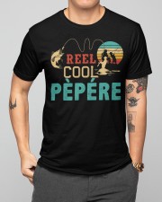 Retro Fishing Reel Cool Pepere Classic T-Shirt apparel-classic-tshirt-lifestyle-front-164