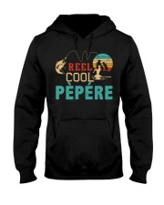 Retro Fishing Reel Cool Pepere Hooded Sweatshirt tile