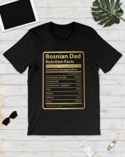 Bosnian Dad Nutrition Facts Classic T-Shirt lifestyle-mens-crewneck-front-17