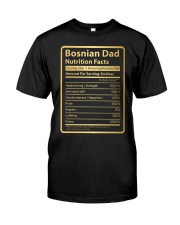 Bosnian Dad Nutrition Facts Premium Fit Mens Tee tile