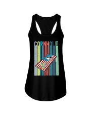 Cornhole Board bags Outdoor Game Funny Cornhole Ladies Flowy Tank tile