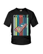 Cornhole Board bags Outdoor Game Funny Cornhole Youth T-Shirt tile