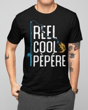 Fishing Reel Cool Pèpére Fisherman Classic T-Shirt apparel-classic-tshirt-lifestyle-front-164
