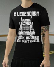 A Legendary Truck Driver Has Retired Classic T-Shirt apparel-classic-tshirt-lifestyle-front-103