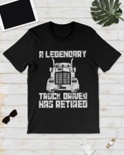 A Legendary Truck Driver Has Retired Classic T-Shirt lifestyle-mens-crewneck-front-17