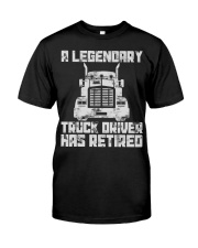 A Legendary Truck Driver Has Retired Premium Fit Mens Tee tile