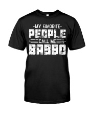 My Favorite People Call Me Babbo Premium Fit Mens Tee tile