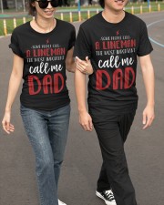 Lineman Some People Call Me Dad Classic T-Shirt apparel-classic-tshirt-lifestyle-front-142