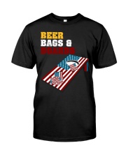 Beer Bags and Boards Cornhole Flag Premium Fit Mens Tee tile