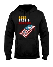 Beer Bags and Boards Cornhole Flag Hooded Sweatshirt tile