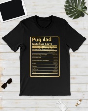 Pug Dad Nutrition Facts Classic T-Shirt lifestyle-mens-crewneck-front-17