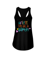 Unless I'm At A Birth doula Ladies Flowy Tank tile
