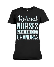 Retired Nurses Make The Best Grandmas Premium Fit Ladies Tee tile