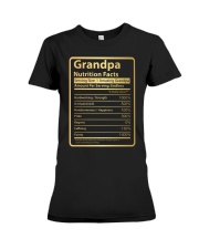 Grandpa Nutrition Facts Premium Fit Ladies Tee tile