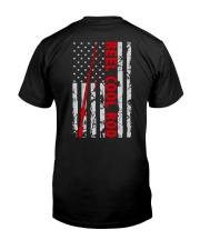 Reel Cool Rod American Flag Fishing Fisherman Premium Fit Mens Tee tile