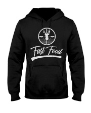 Fast Food Funny Deer Hunting Hooded Sweatshirt tile