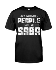 My Favorite People Call Me Saba Premium Fit Mens Tee tile