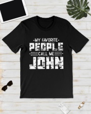 My Favorite People Call Me John Classic T-Shirt lifestyle-mens-crewneck-front-17