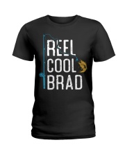 Fishing Reel Cool Brad Fisherman Ladies T-Shirt tile
