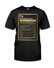 Pa Nutrition Facts Premium Fit Mens Tee tile