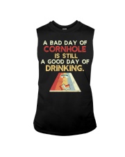 Funny bad day of cornhole Is good day of drinking Sleeveless Tee tile
