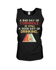 Funny bad day of cornhole Is good day of drinking Unisex Tank tile