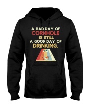 Funny bad day of cornhole Is good day of drinking Hooded Sweatshirt tile