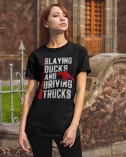 Slaying Ducks and Driving Trucks Classic T-Shirt apparel-classic-tshirt-lifestyle-06