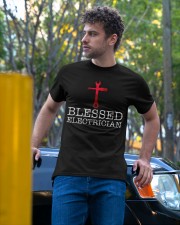 Blessed Electrician Classic T-Shirt apparel-classic-tshirt-lifestyle-front-44