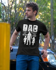 Lineman Dad Daughter's Love Son's Hero Classic T-Shirt apparel-classic-tshirt-lifestyle-front-44