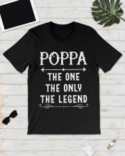 Poppa The One The Only The Legend Classic T-Shirt lifestyle-mens-crewneck-front-17