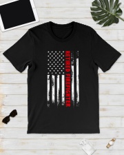 Retired Firefighter Thin Red line American flag Classic T-Shirt lifestyle-mens-crewneck-front-17