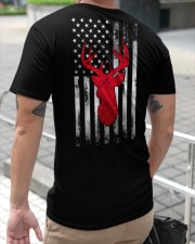 Deer Hunting Patriotic American USA Flag Classic T-Shirt apparel-classic-tshirt-lifestyle-back-116