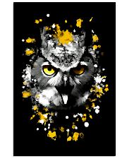 Owl with orange eyes 11x17 Poster front