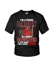 I'M PROUD DADDY OF PRETTY DAUGHTER Youth T-Shirt thumbnail