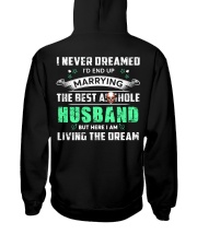 Best Husband Tee Hooded Sweatshirt back