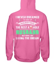 Best Husband Tee Hooded Sweatshirt back