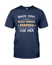 CRAZY REDHEAD GRANDMA T-SHIRT TANK TOP HOODIE HAT Classic T-Shirt front