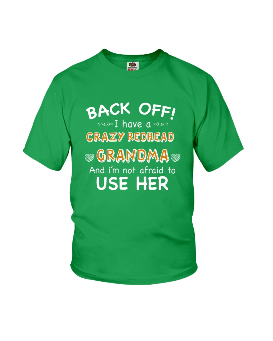 CRAZY REDHEAD GRANDMA T-SHIRT TANK TOP HOODIE HAT Youth T-Shirt