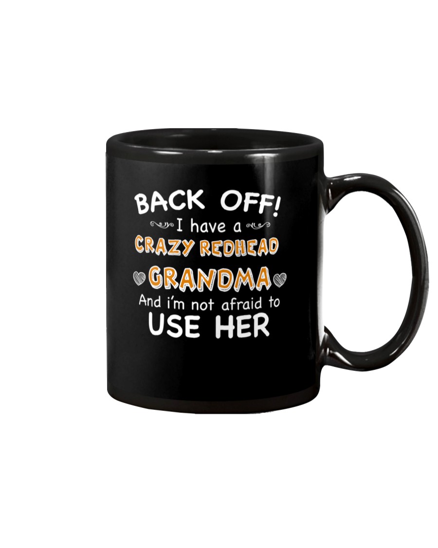 CRAZY REDHEAD GRANDMA T-SHIRT TANK TOP HOODIE HAT Mug