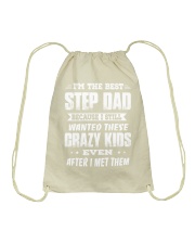 I'm The Best Step Dad Drawstring Bag thumbnail