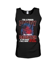 I'M PROUD DADDY OF PRETTY DAUGHTER Unisex Tank thumbnail