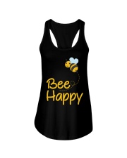 Bee Happy Bumble Bee Bee Lover Bumble Bee Gift Fun Ladies Flowy Tank thumbnail