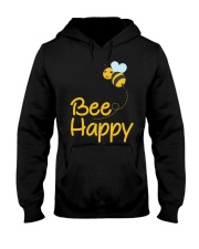 Bee Happy Bumble Bee Bee Lover Bumble Bee Gift Fun Hooded Sweatshirt thumbnail